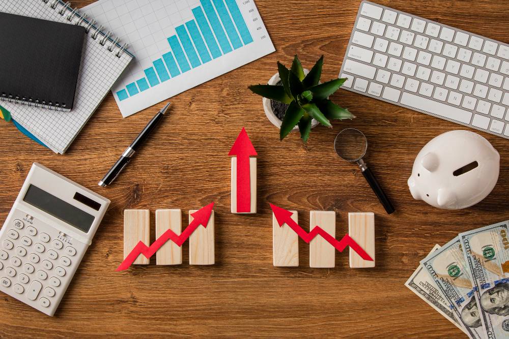 Business growth chart Business growth chart