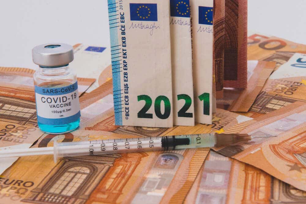 Due Euro vaccination picked up economy is raising Due Euro vaccination picked up economy is raising