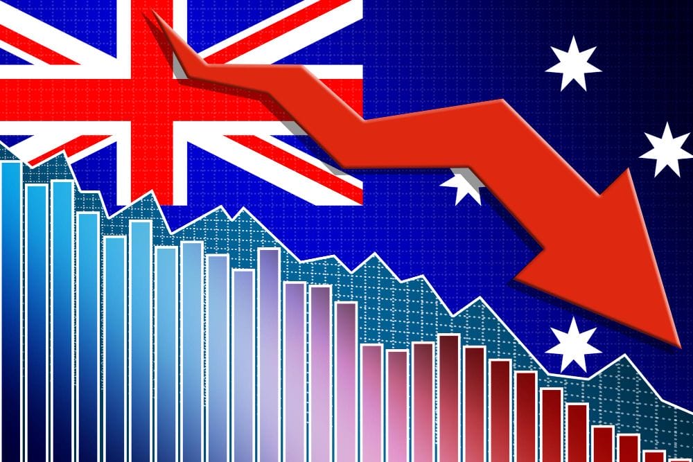 Economy of Australia falling down Economy of Australia falling down