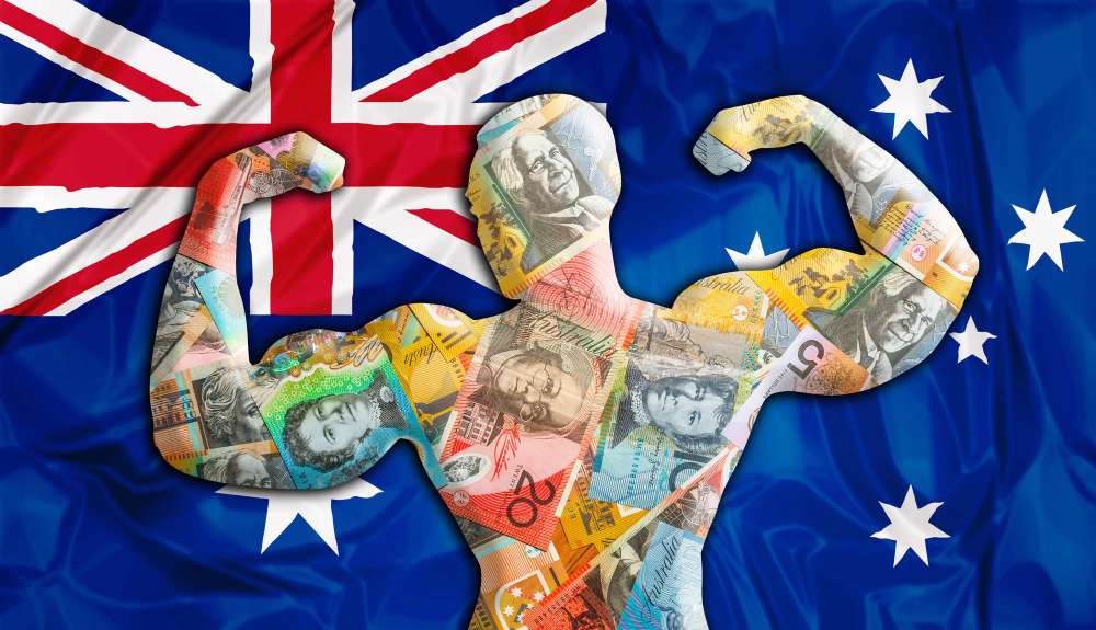 High angle view of human representation on australian flag High angle view of human representation on australian flag