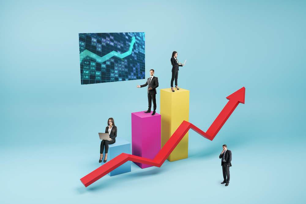 Market research finance and teamwork Market research finance and teamwork
