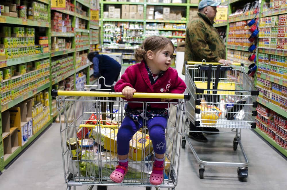 NZD Family shopping at the new PAKnSAVE Supermarket. PaknSave has been named as NZs cheapest supermarket NZD Family shopping at the new PAKnSAVE Supermarket. PaknSave has been named as NZs cheapest supermarket
