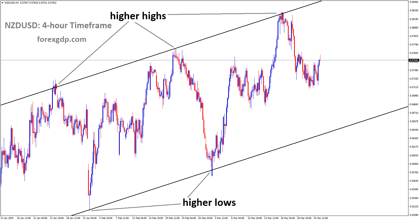 NZDUSD is moving in an Ascending channel, and the market has fallen from the higher high area of the channel NZDUSD is moving in an Ascending channel, and the market has fallen from the higher high area of the channel
