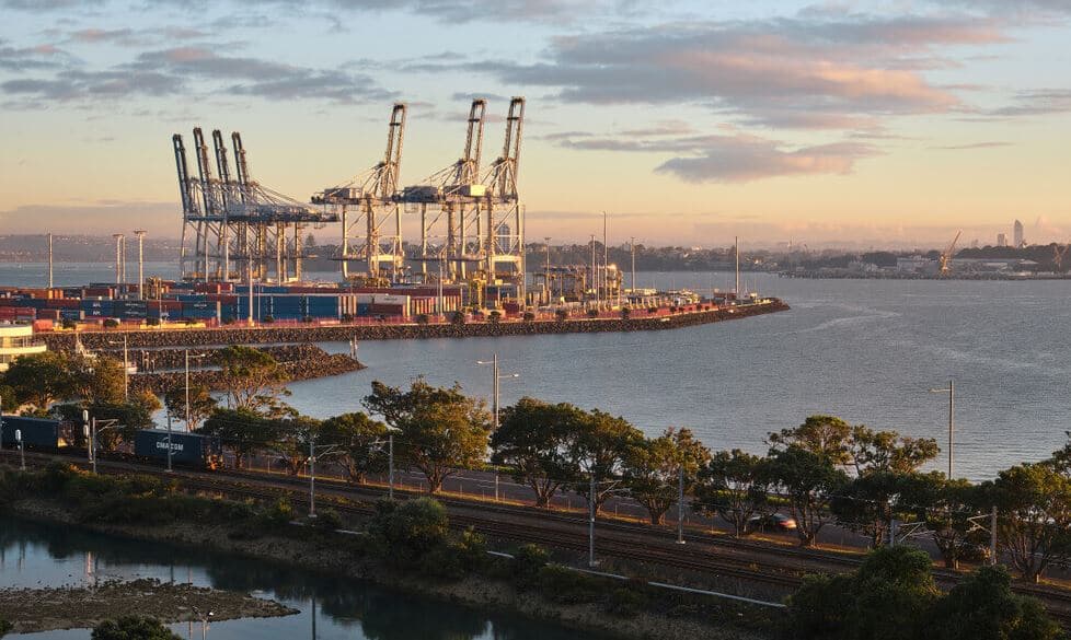 New Zealand Fergusson Container Terminal Judges Bay Auckland New Zealand Fergusson Container Terminal Judges Bay Auckland