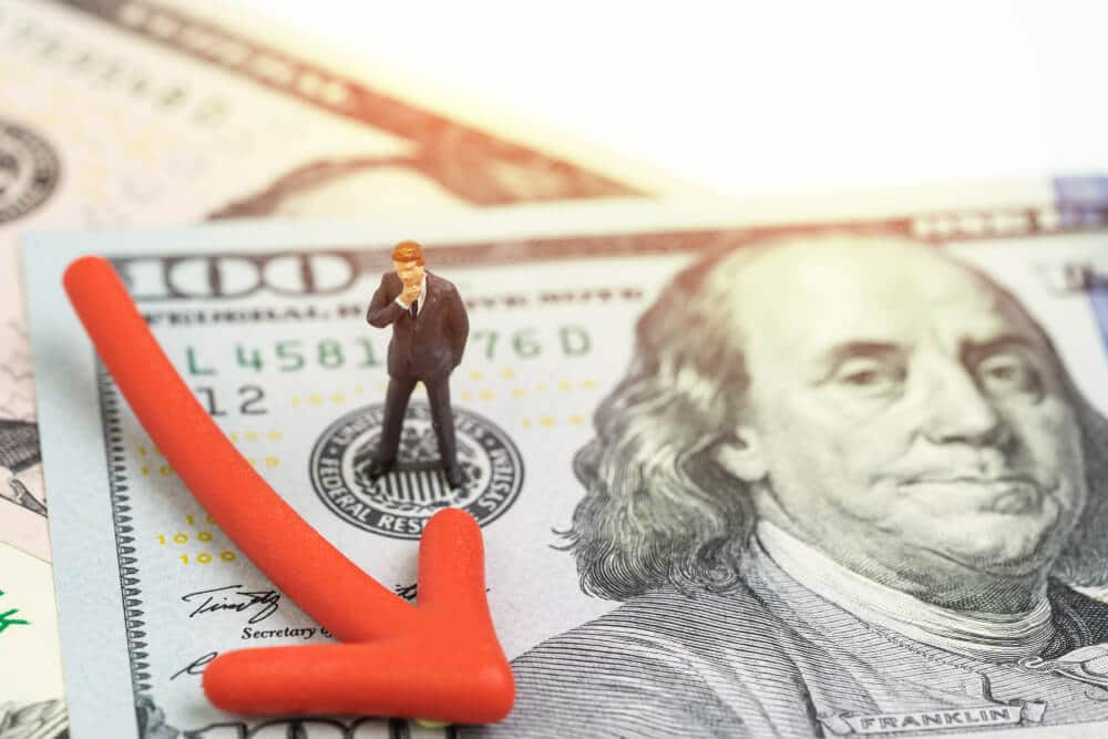 US FED feels its short term decline US FED feels its short term decline