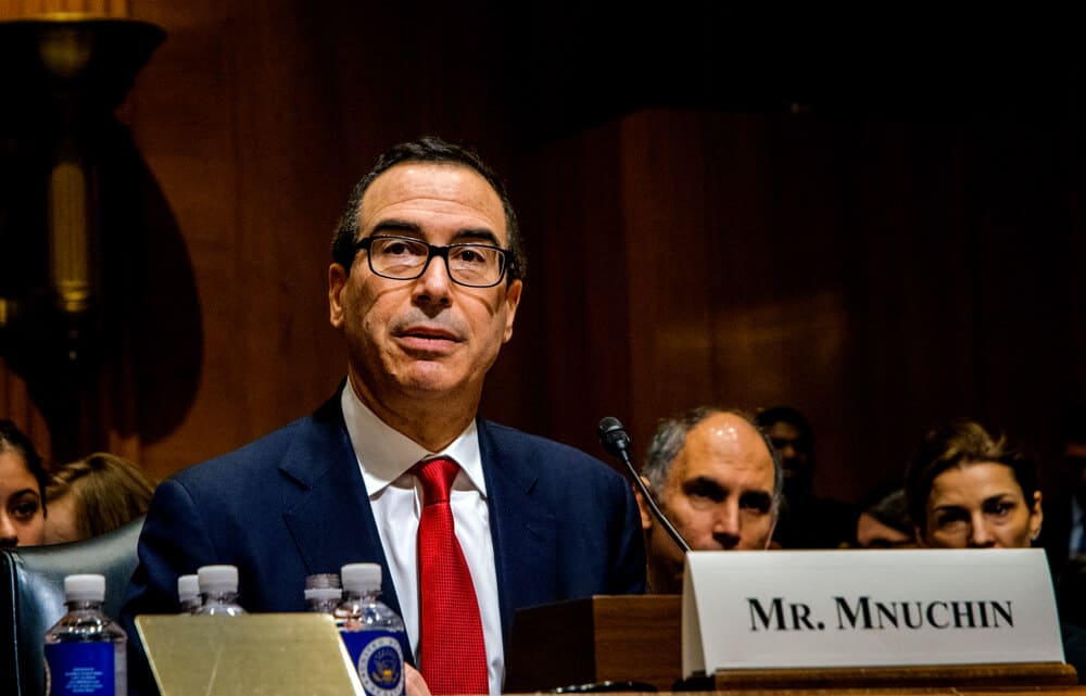 US senator Mnuchin delays the US President Joe Biden spending package vote to 2022 US senator Mnuchin delays the US President Joe Biden spending package vote to 2022