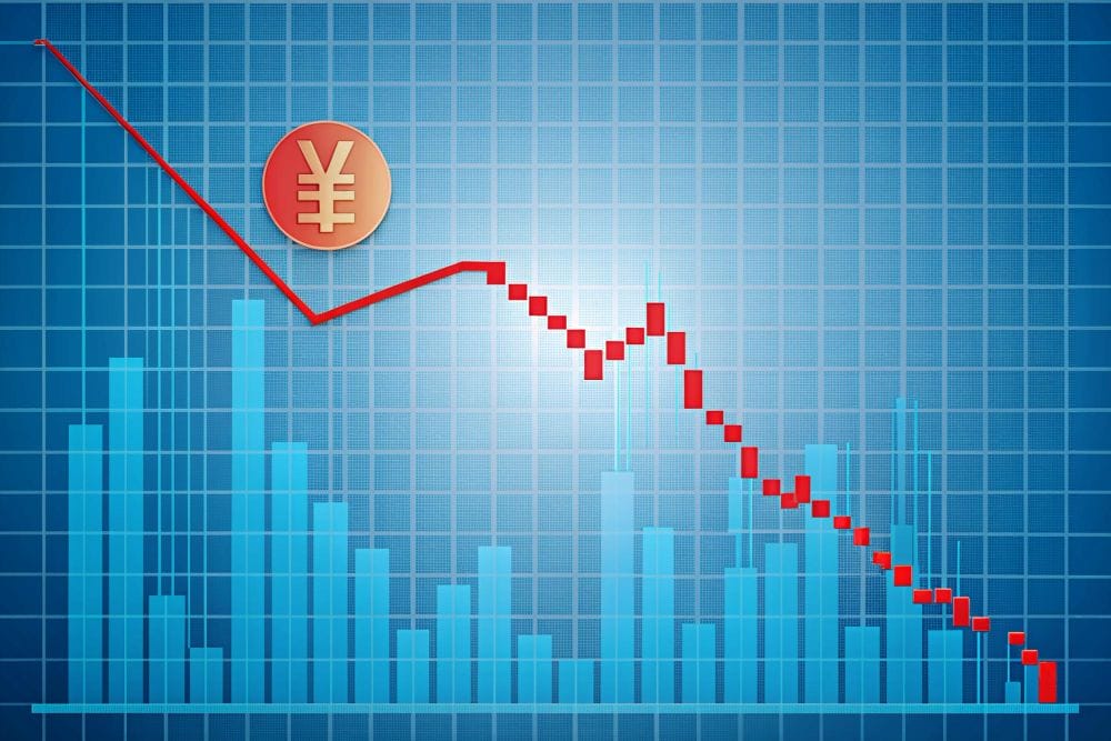 Yen Slips as