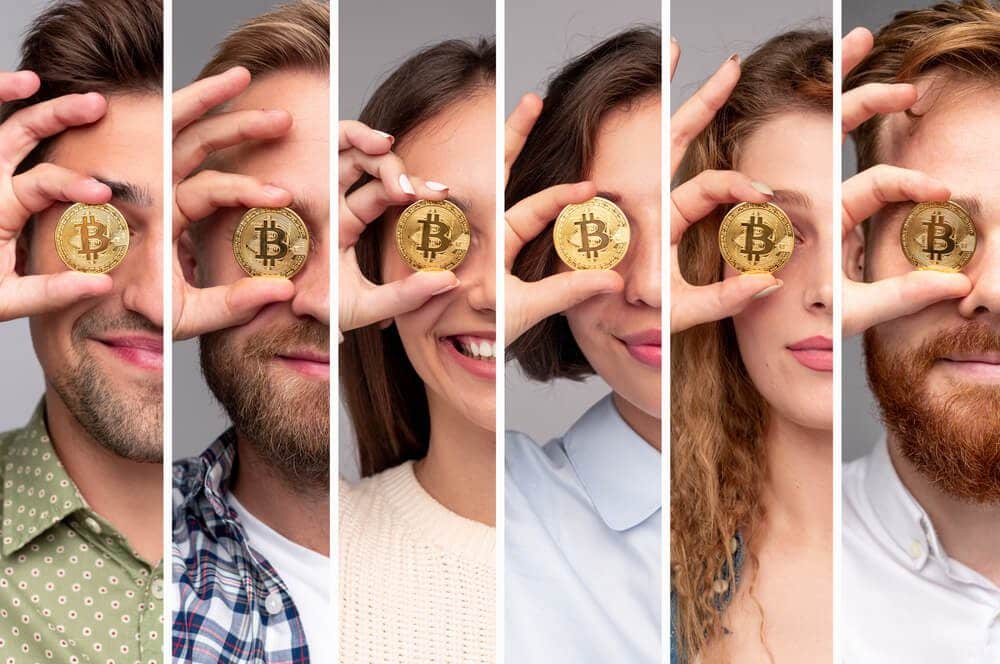bitcoin gold eye view of different people bitcoin gold eye view of different people