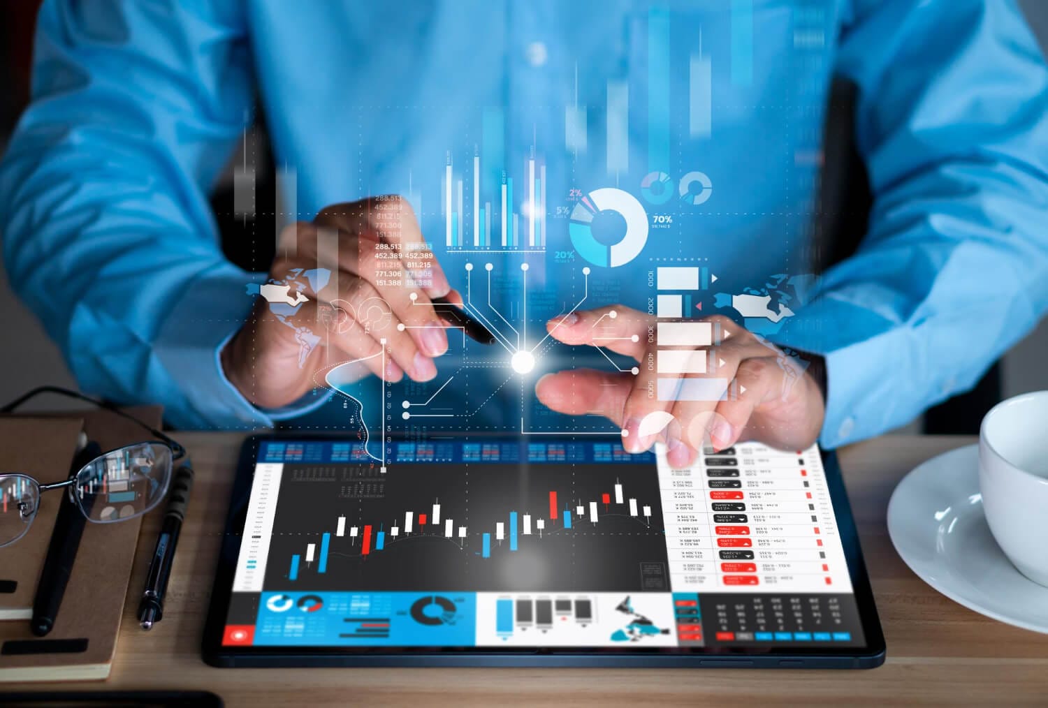businessman analyzing investment stock market economic growth graph chart tablet (2) (1) businessman analyzing investment stock market economic growth graph chart tablet (2) (1)