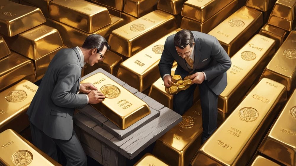 gold becomes as a non interest paying asset. gold becomes as a non interest paying asset.