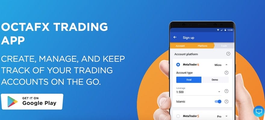 OctaFX Trading App OctaFX user-friendly trading app