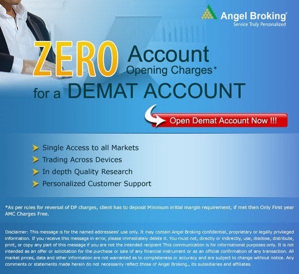 open demo account zero account opening charges