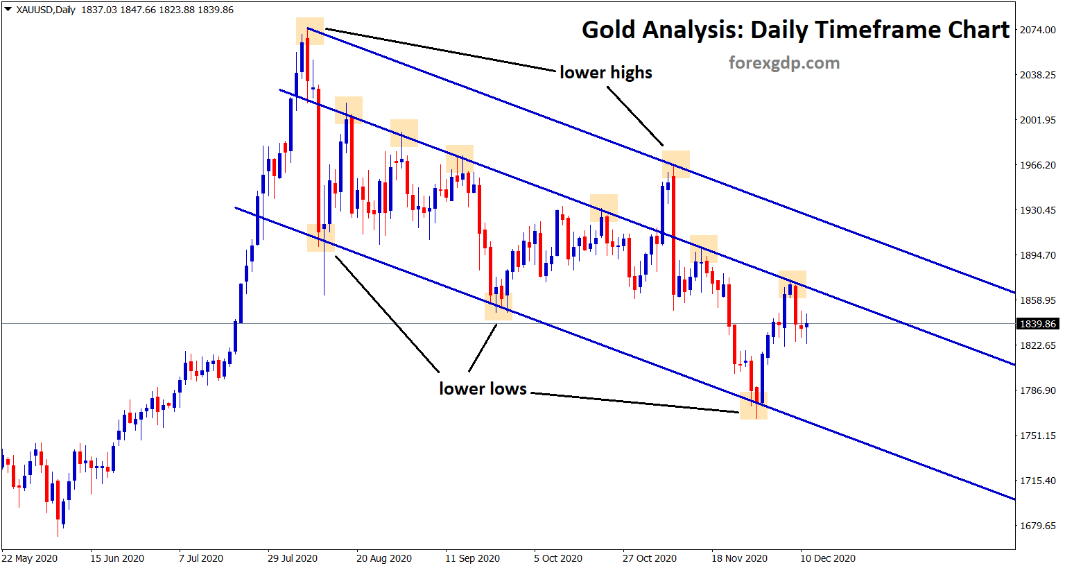 xauusd signal on gold down trend analysis xauusd signal on gold down trend analysis